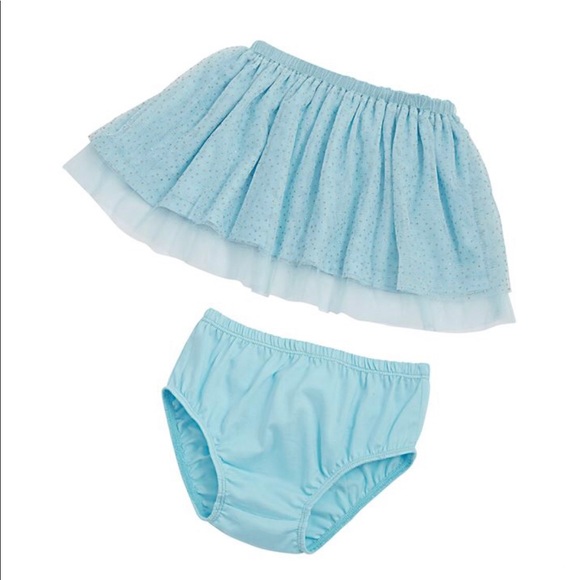 Mud Pie Other - MUD PIE NWT TURQUOISE MESH SKIRT W/ COVER UP 2T-3T